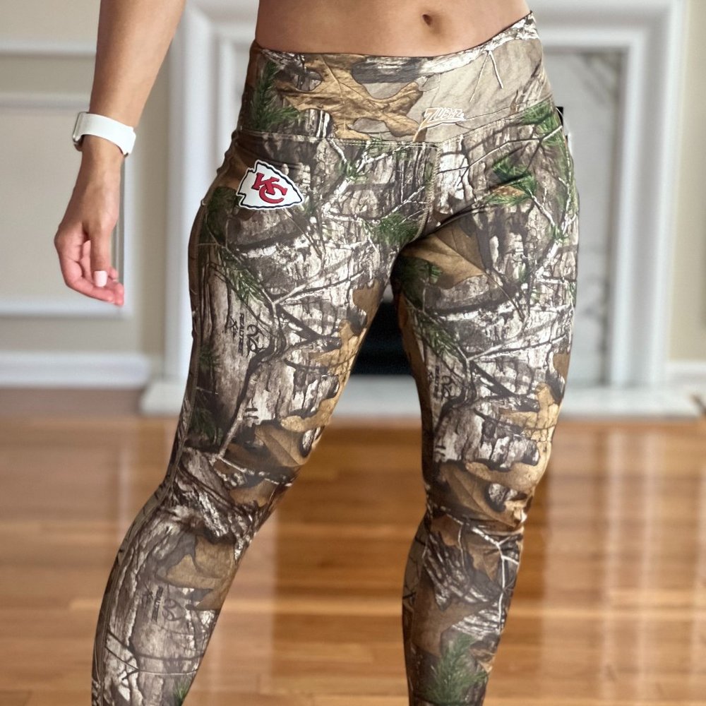 Realtree Camouflage Leggings with Team Logo